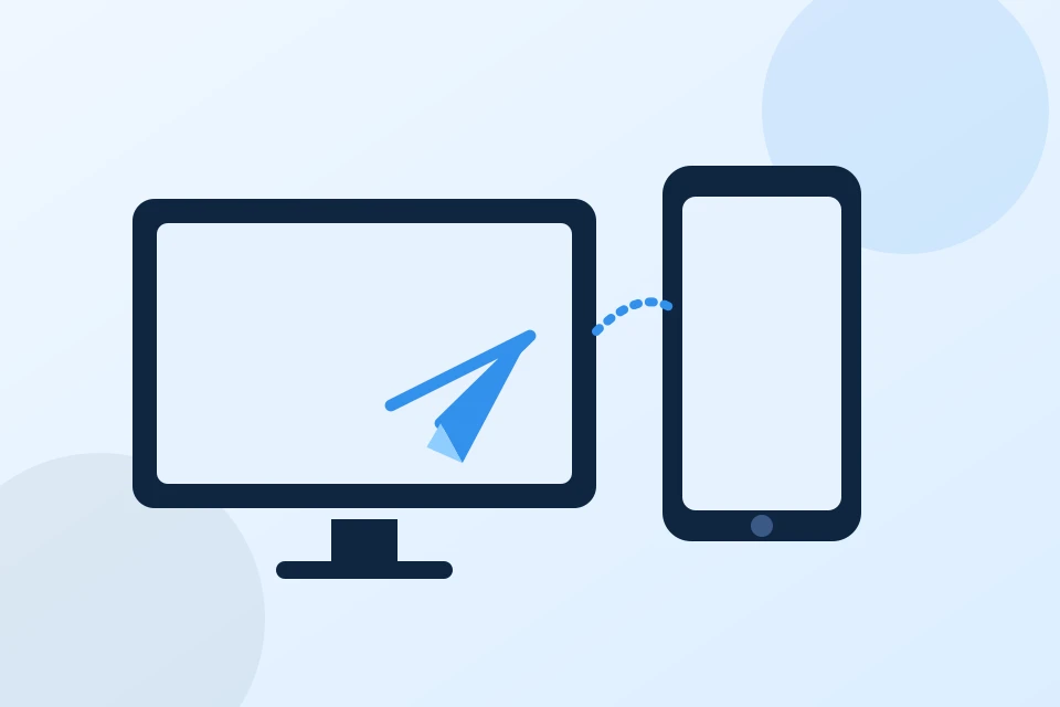 Minh hoạ Telegram chạy trên nhiều loại thiết bị và trình duyệt